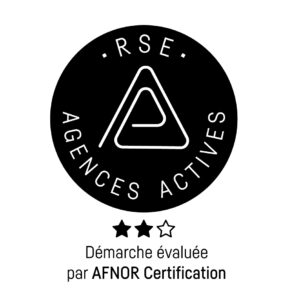 Label RSE Agence active 2 étoiles
