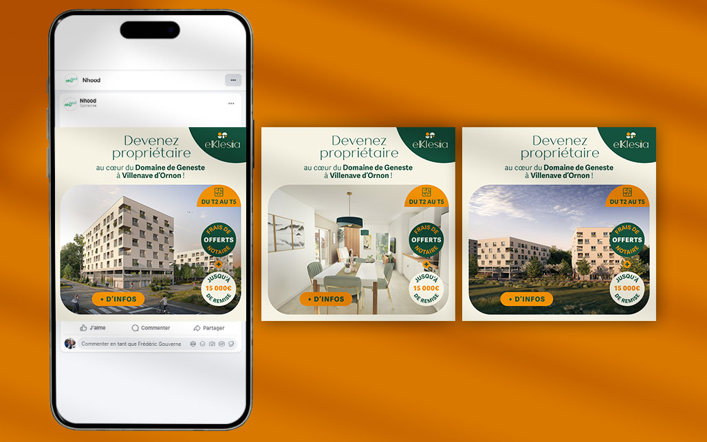 Visuels Meta Ads Eklesia - Nhood