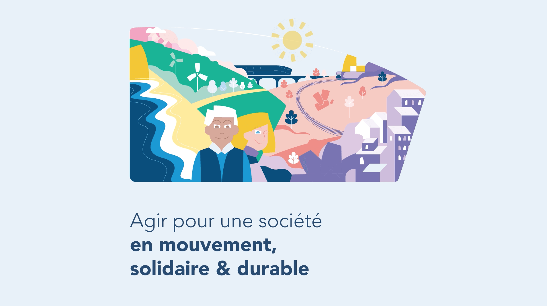 Visuel montrant l'illustration de la vidéo RSE SNCF 2025