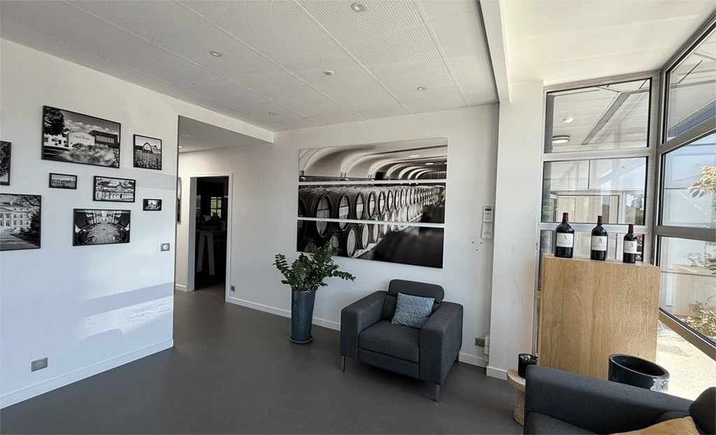Présentation du showroom. 